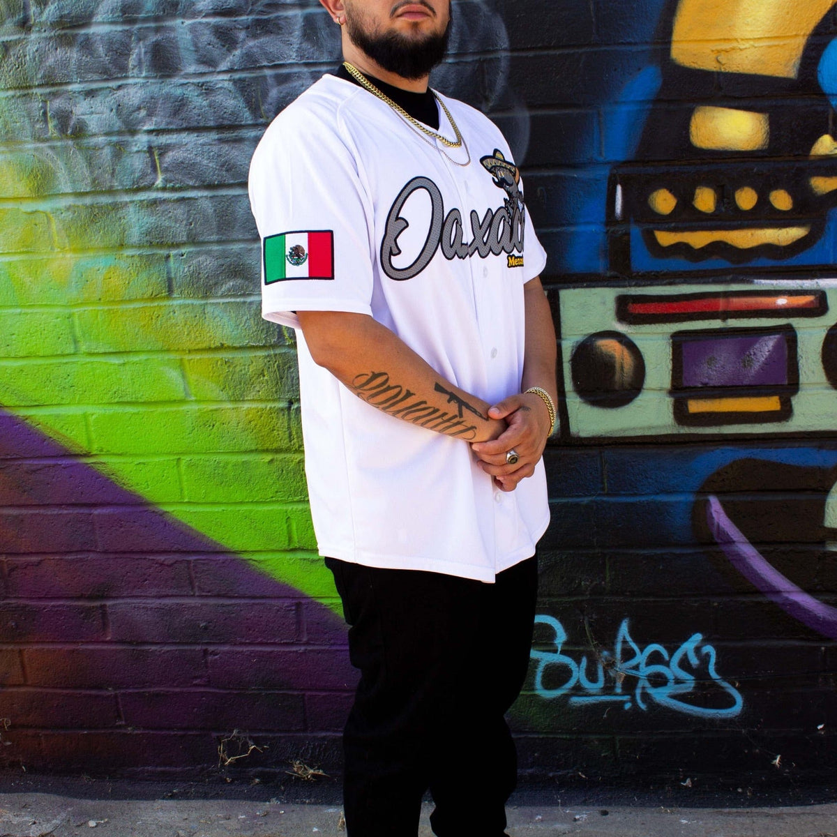 (WHITE) MEZCALEROS DE OAXACA Jersey - BeisbolMXShop