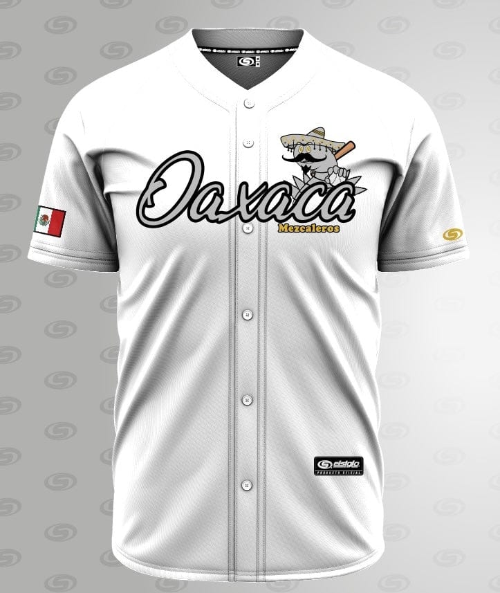 WHITE) MEZCALEROS DE OAXACA Jersey – BeisbolMXShop