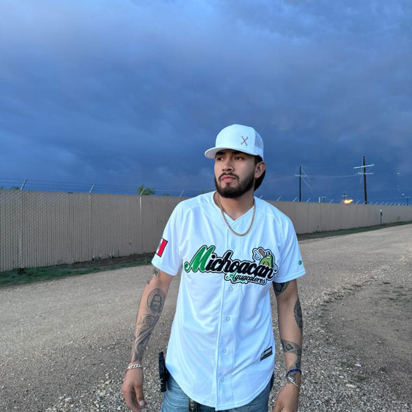 (White) Michoacan Jersey - BeisbolMXShop