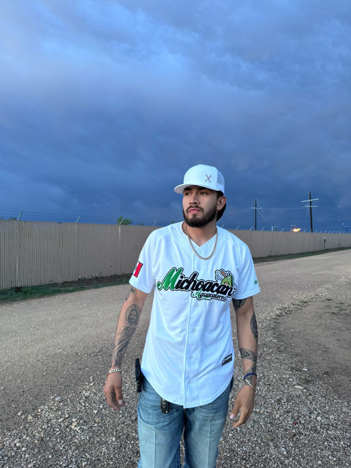 (White) Michoacan Jersey - BeisbolMXShop