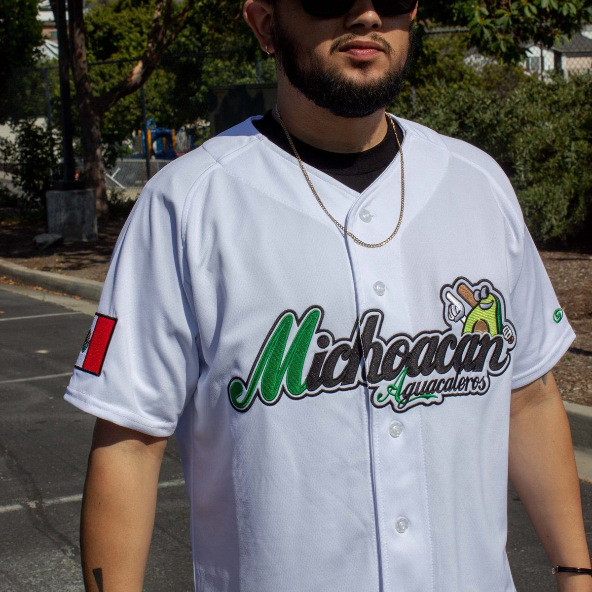 (White) Michoacan Jersey - BeisbolMXShop
