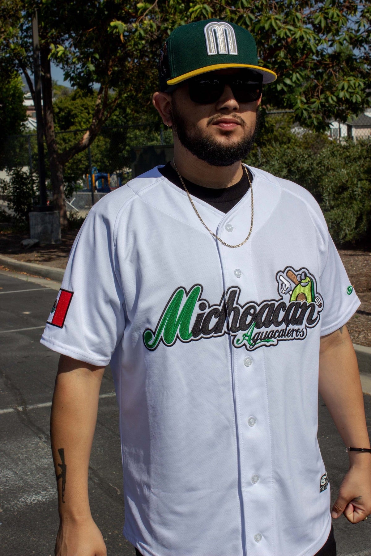 (White) Michoacan Jersey - BeisbolMXShop