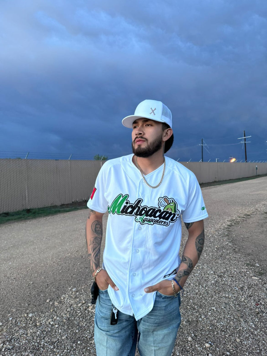 (White) Michoacan Jersey - BeisbolMXShop