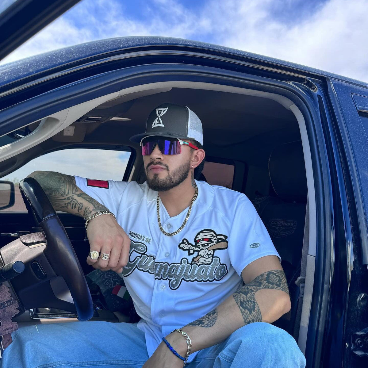 (WHITE) MOMIAS DE GUANAJUATO Jersey - BeisbolMXShop