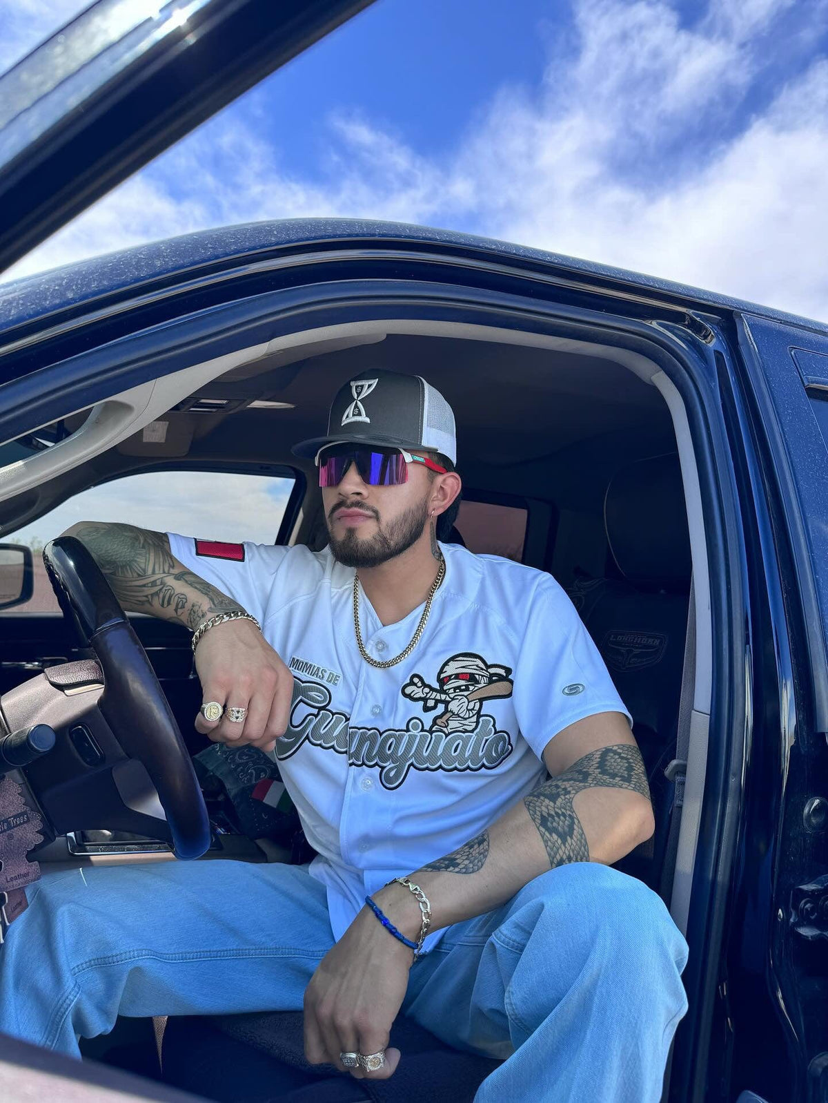 (WHITE) MOMIAS DE GUANAJUATO Jersey - BeisbolMXShop