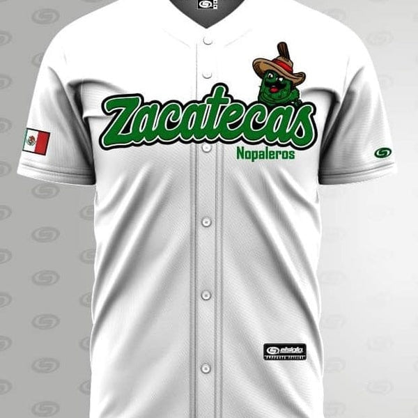 (WHITE) Zacatecas Jersey - BeisbolMXShop