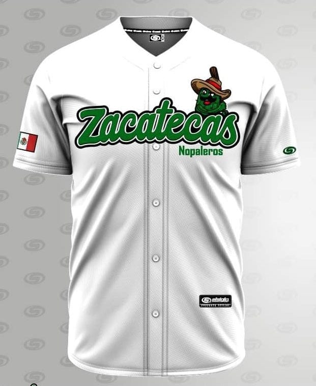 (WHITE) Zacatecas Jersey - BeisbolMXShop