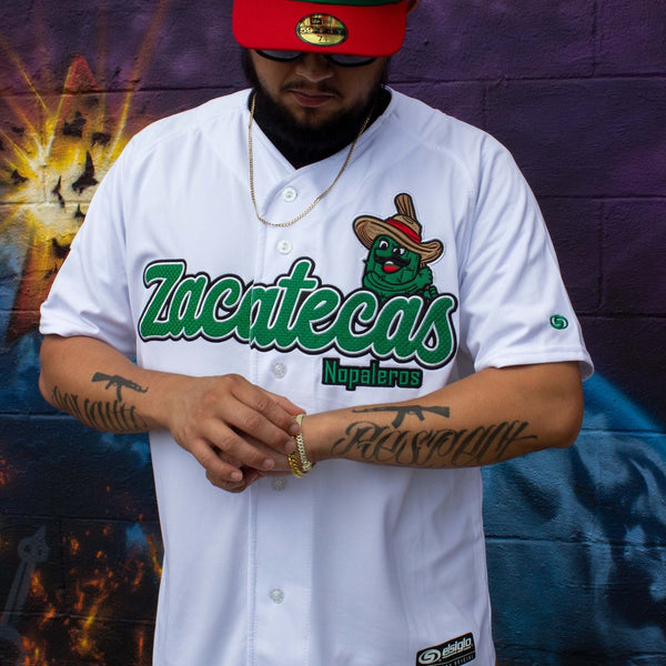 (WHITE) Zacatecas Jersey - BeisbolMXShop