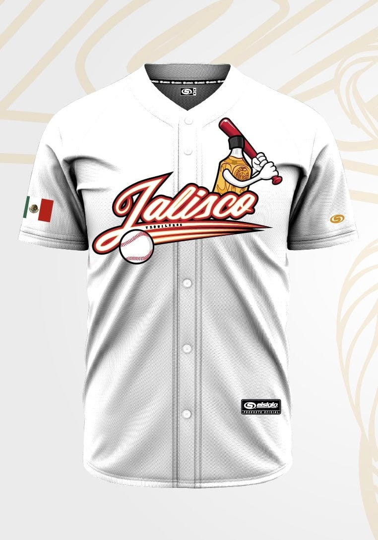 (WHITE)Jalisco Tequileros Jersey - BeisbolMXShop