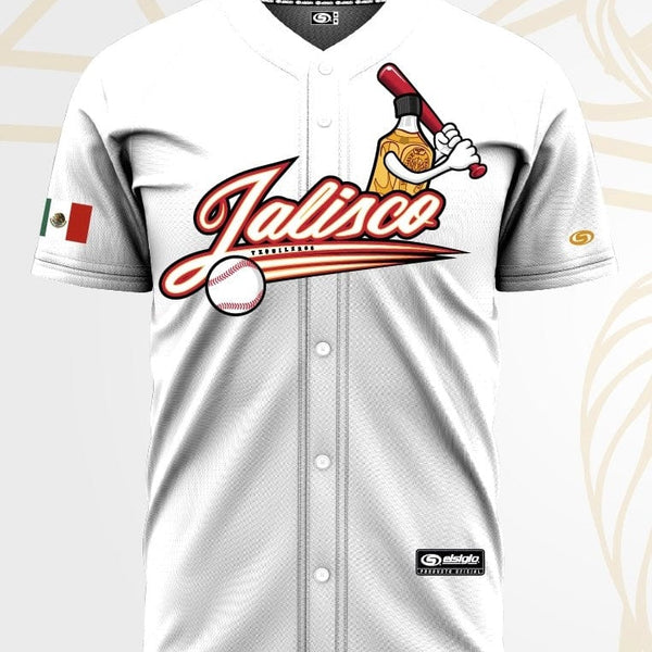 (WHITE)Jalisco Tequileros Jersey - BeisbolMXShop