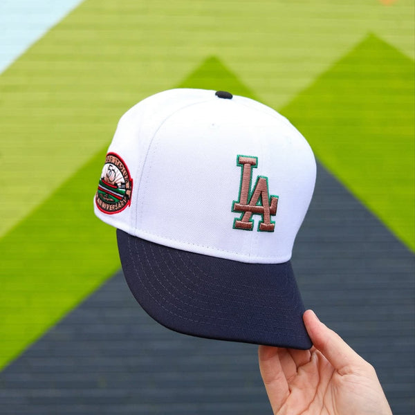 White/navy dodgers - BeisbolMXShop