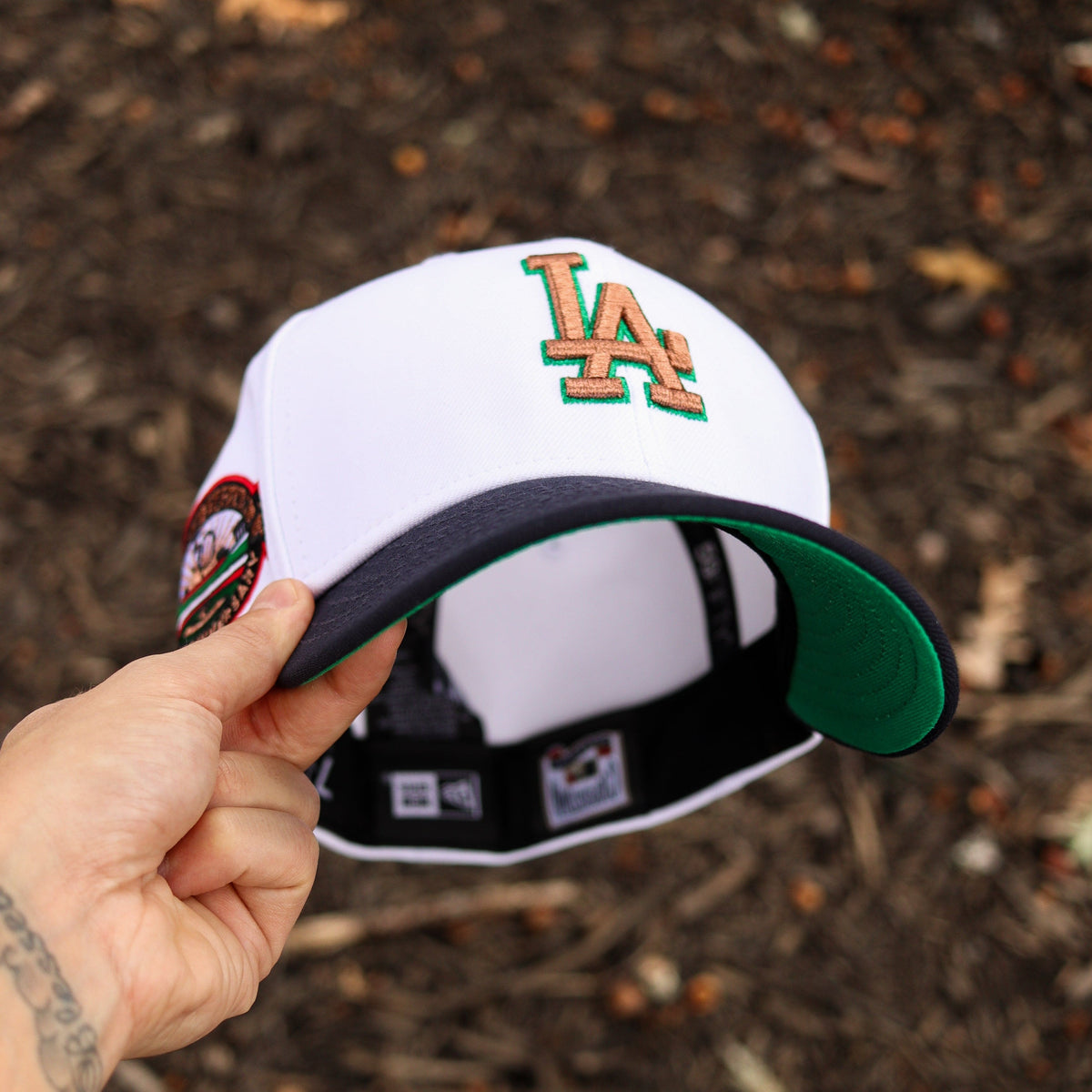 White/navy dodgers - BeisbolMXShop