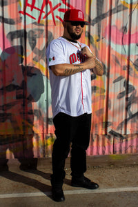 White/Red Mexico Jersey - BeisbolMXShop