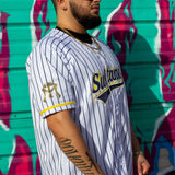 White/stripes Sultanes De Monterey - BeisbolMXShop