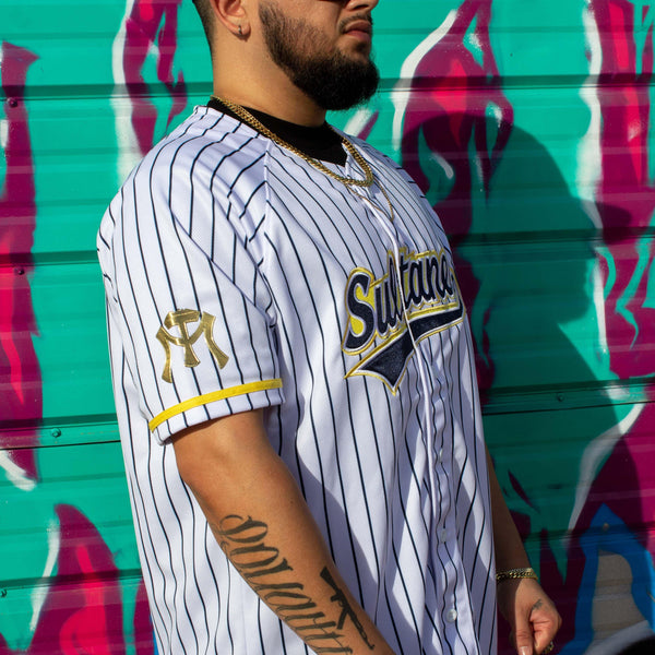 White/stripes Sultanes De Monterey - BeisbolMXShop