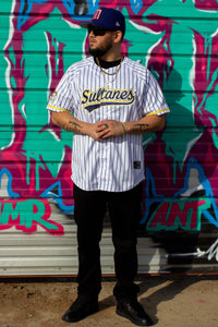 White/stripes Sultanes De Monterey - BeisbolMXShop